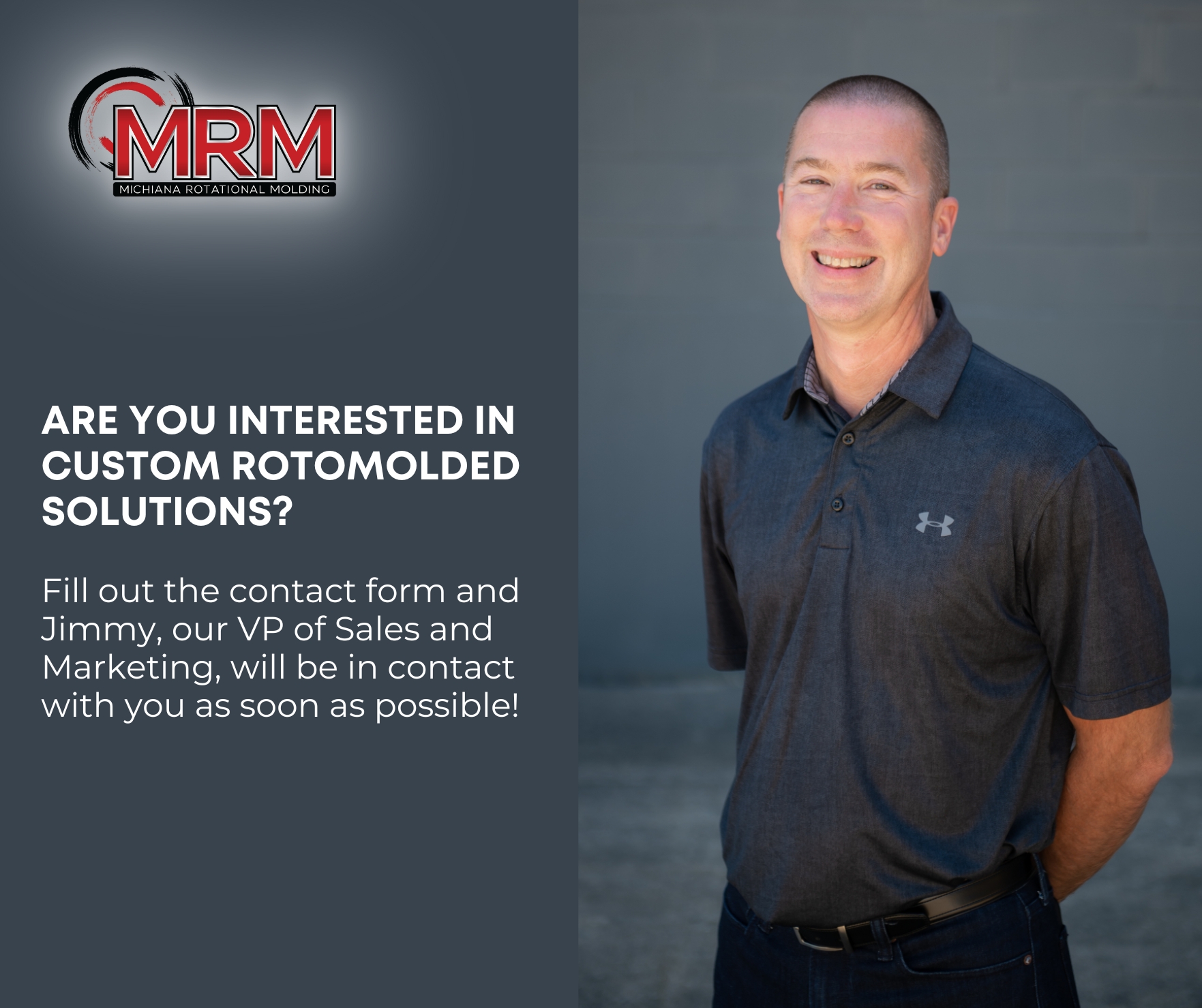 Picture of Jimmy for custom rotomolded solutions